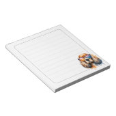 Bloc-note Cute Dog Notepad Dog Lover Notes & To-Do Pad (Incliné)