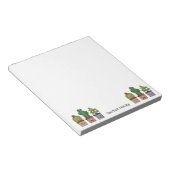 Bloc-note Cute Famille Cactus En Aquarelle (Incliné)