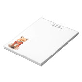 Bloc-note Cute Fox Pup in a Red Scarf (Tourné)