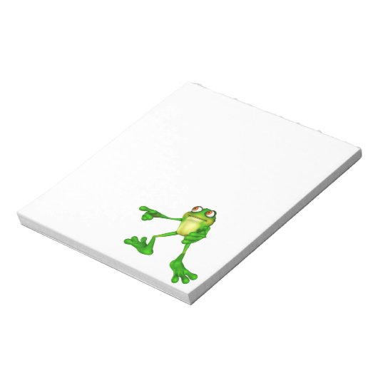Bloc-note Cute Froggy verte (Tourné)