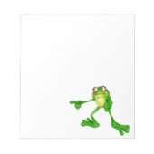 Bloc-note Cute Froggy verte (Devant)