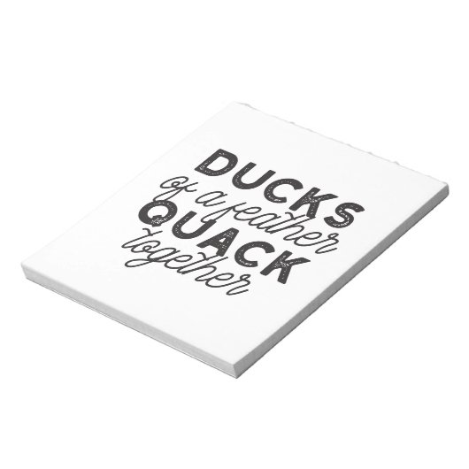 Bloc-note Cute Funny Canards Puns Citation II (Tourné)