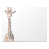 Bloc-note Cute giraffe face (Devant)
