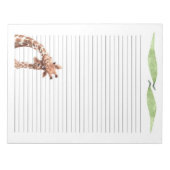 Bloc-note Cute Giraffe Safari Animaux Écriture Stationnaire (Devant)