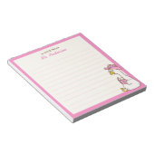 Bloc-note Cute Goose Reading Custom Teacher Appreciation (Incliné)