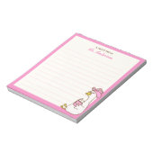 Bloc-note Cute Goose Reading Custom Teacher Appreciation (Tourné)