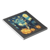 Bloc-note Cute Great Dane Dog Halloween Jack O Lantern Pumpk (Incliné)