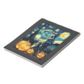 Bloc-note Cute Great Dane Dog Halloween Jack O Lantern Pumpk (Tourné)