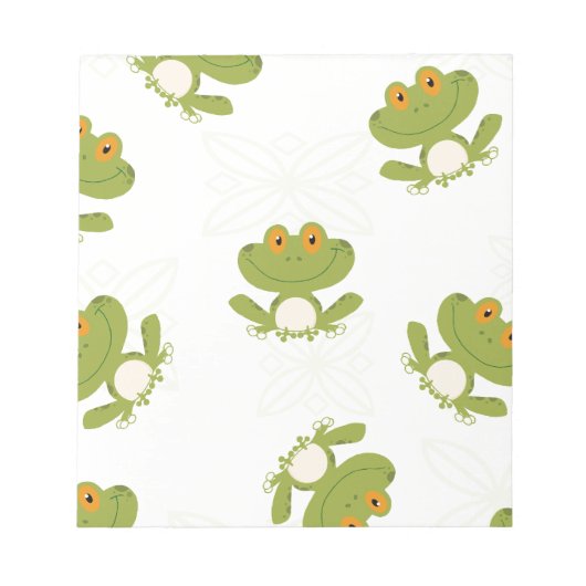 Bloc-note Cute Green Frog (Devant)