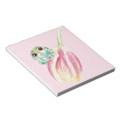 Bloc-note Cute Grenouille sur rose (Incliné)