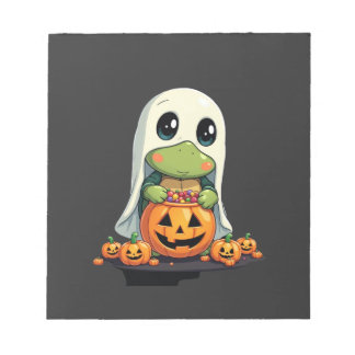 Bloc-note Cute Halloween Turtle Ghost with Candy (5)