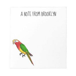 Bloc-note Cute happy parrot