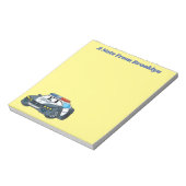 Bloc-note Cute happy police car cartoon illustration (Tourné)