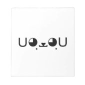 Bloc-note Cute Kawaii Chien Chien Chien Chien Chien Japonais (Devant)