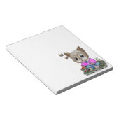 Bloc-note Cute Kitty Chat et Papillon (Incliné)