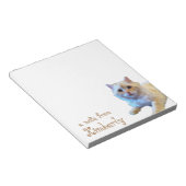 Bloc-note Cute Kitty Chat Personnalisé (Incliné)