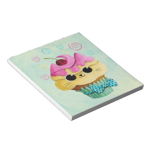 Bloc-note Cute Kitty Cupcake (Incliné)