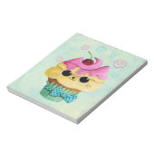 Bloc-note Cute Kitty Cupcake (Tourné)