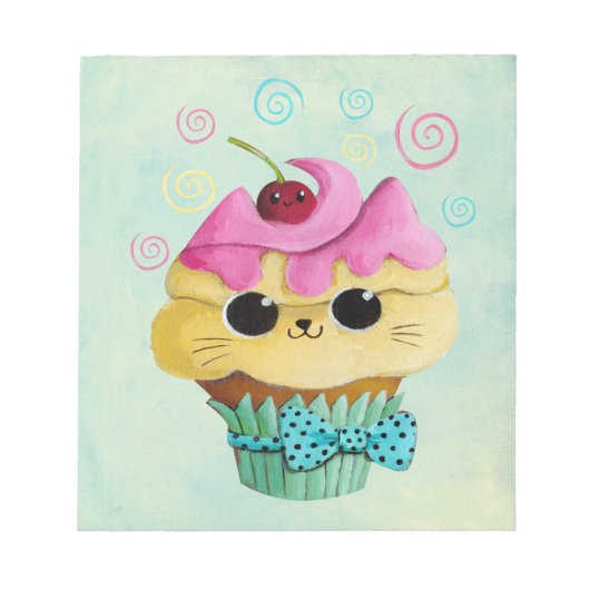 Bloc-note Cute Kitty Cupcake (Devant)