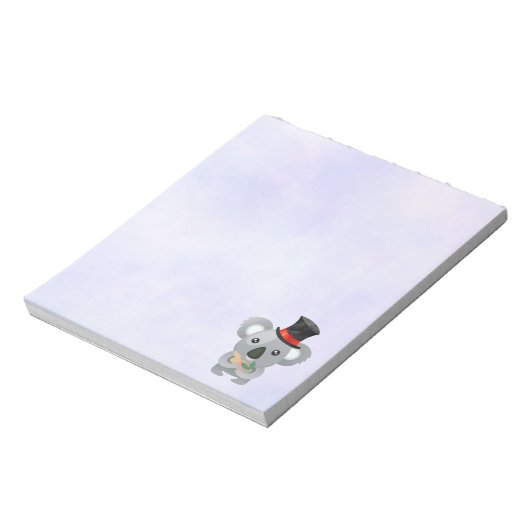 Bloc-note Cute Koala dans un chapeau noir (Tourné)
