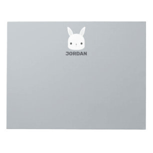 Bloc-note Cute Little Bunny Rabbit with Personalized