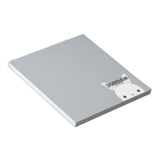 Bloc-note Cute Little Bunny Rabbit with Personalized (Incliné)