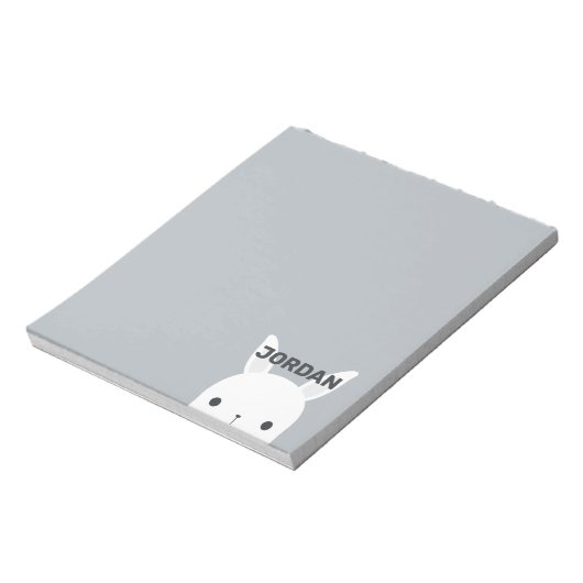 Bloc-note Cute Little Bunny Rabbit with Personalized (Tourné)