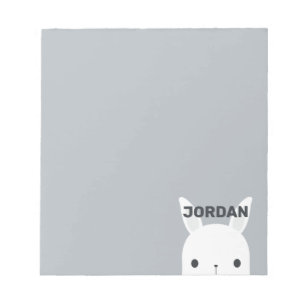 Bloc-note Cute Little Bunny Rabbit with Personalized