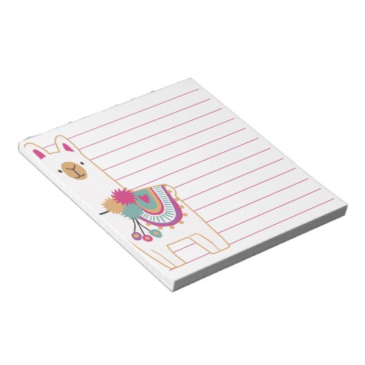 Bloc-note Cute llama (Incliné)