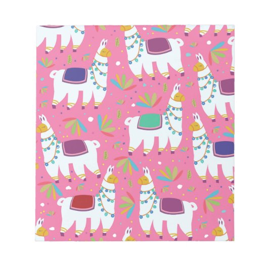 Bloc-note Cute Llama Motif (Devant)