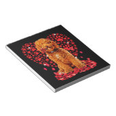 Bloc-note Cute Love Labradoodle Chien Valentine Amoureux des (Incliné)