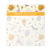 Bloc-note Cute Motif Halloween (Devant)