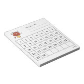 Bloc-note Cute mushroom monthly challenge  (Incliné)