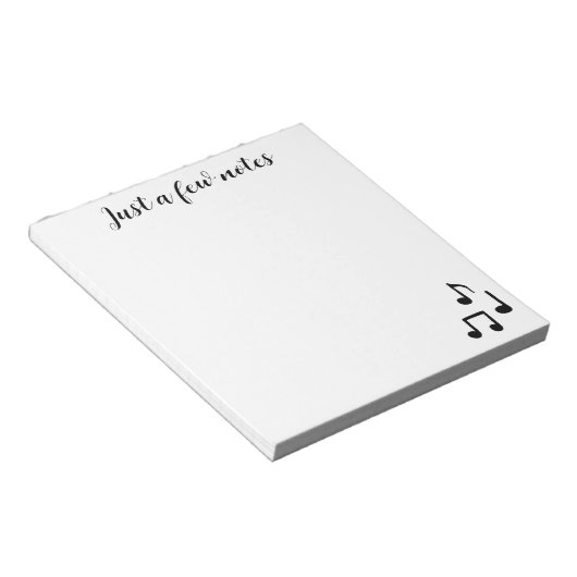 Bloc-note Cute Musical Note Pad (Incliné)