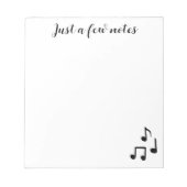 Bloc-note Cute Musical Note Pad (Devant)