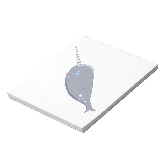 Bloc-note Cute Narwhal (Tourné)