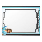 Bloc-note Cute Nostalgale Infirmière Pinup_ Pour vivre (Devant)