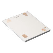 Bloc-note Cute Ours En Teddy & Lapin Personnalisé (Incliné)