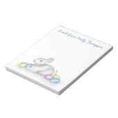 Bloc-note Cute Pastel Bunny Pâques Simple Classique Minimali (Tourné)