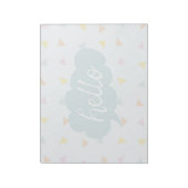 Bloc-note Cute Pastel Hello (Tourné)
