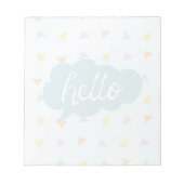 Bloc-note Cute Pastel Hello (Devant)
