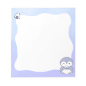 Bloc-note Cute Penguin Notepad | Kawaii Pastel Memo Pad (Devant)