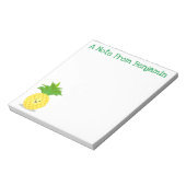 Bloc-note Cute pineapple cartoon illustration (Tourné)