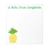 Bloc-note Cute pineapple cartoon illustration (Devant)