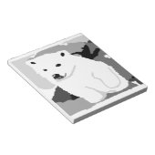 Bloc-note Cute Polar ours art cadeaux et accessoires (Incliné)