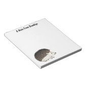 Bloc-note Cute prickly hedgehog cartoon (Incliné)