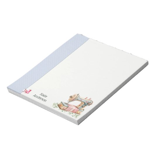 Bloc-note Cute Quirky Sewing Machine (Tourné)