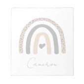 Bloc-note Cute Rainbow Leopard Motif (Devant)
