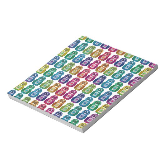 Bloc-note Cute Rainbow Matryoshka Owls (Tourné)