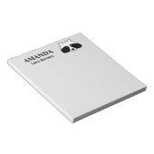 Bloc-note Cute raton laveur animal de forêt personnalisé not (Incliné)